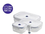 Lot de 3 boîtes alimentaires sous vide Aspifresh à 28€