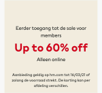 H&M Member: Profiteer nu als eerste van sale tot 60%