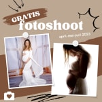 Gratis zwanger fotoshoot bij fotostudio bevindt zich in Dordrecht
