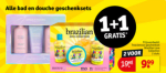 Alle bad en douche geschenksets 1+1 gratis bij Kruidvat