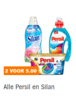 Alle Persil en Silan 2 voor €5,- bij AH