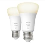 Philips Hue White, ampoule LED connectée E27, Pack de 2 à 29,99€