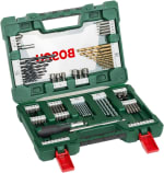 Bosch V-Line borenset - 91-delig - Titanium Plus Serie - Voor hout, metaal en steen voor €30,49 bij Amazon