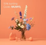15% op moederdagboeketjes