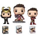 Funko Pop Homem De Ferro e Loki - R$ 140,34