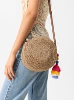 Bolso Bandolera Efecto Rafia Colgante por 7.99€