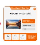 Smart TV Xiaomi A 2025 4K 55" Google TV por 321,92€ (monedas + cupones)