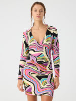 Vestido Estampado Frunce por 9.99€