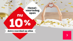 10% korting op alles bij Swiss Sense