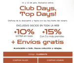 Springfield Club Days 10% extra en todo o 15% extra al comprar 3 prendas + envío gratis