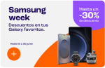 Hasta 30% + 15% EXTRA descuento en móviles Samsung
