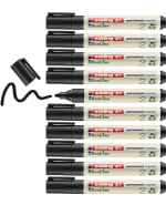 Pack de 10 Marcador Permanente edding 21 por 5,27€.