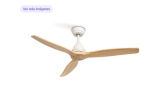 Ventilador de Techo 75W Silencioso Ø132 cm, 3 velocidades, Madera - WINDWOOD Create por 58,95€