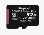Canvas Select Plus 512 GB SDXC UHS-I Clase 10 Kingston Technology por 27,17€