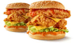 2 Zinger Stackers voor €7