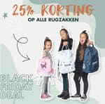 25% korting op alle rugzakken met naam bij Bulbby