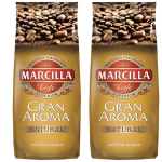 2 kilos Marcilla Gran Aroma Natural o Mezcla café en grano por 22,28€