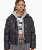 Cazadora acolchada efecto piel para Mujer por 15.99€