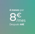 Fibra 1.000 Mb + 20 GB móvil por 8€ hasta final de año