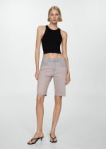 Bermudas vaqueras efecto lavado para Mujer por 5.99€