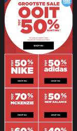 Extra Sale Bij JD Sports tot 78%