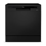 Máquina de Lavar Louça da marca Midea 8 Serviços na cor Preta - R$ 1.849