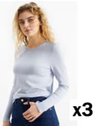 3 Jerseys básicos para Mujer por solo 16.48€