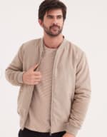 Chaqueta Bomber Gamuza por $14.990