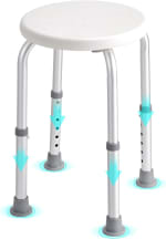 VEVOR Asiento de Ducha Antideslizante Altura Ajustable por 21,95€