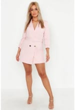 Vestido americana Plus con botonadura doble dorada por 30€