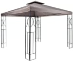 Pérgola de Metal Tabaco 3x3m por $1,999 | Sodimac