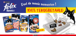 felix snacks 100% terugbetaald!