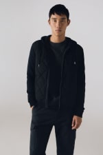 Cortefiel Cárdigan Capucha Tejido Combinado por 15,99€