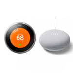 Google Nest Learning Thermostat + Gratis Google Nest Mini voor €209