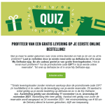 Gratis thuislevering Delhaize via code GIFT i.p.v. 5,95€