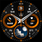 WAW015 Weather Classy Face voor Android gratis