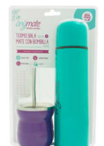 Set Termo Bala+Mate Anymate 500Ml por $8.000