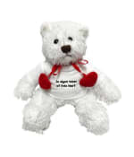 10% Korting op een Valentijns Knuffel met je eigen tekst.