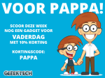 Krijg 10% korting voor vaderdag