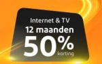 12 maanden 50% op internet,tv en bellen bij Ziggo