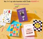 1+1 gratis op alle kaarten bij Hallmark