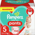 Pampers Baby-Dry Pants Luierbroekjes - Maat 5 (12-17 kg) - 132 stuks