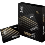 MSI SPATIUM S270 SATA 2.5" Disco Duro SSD de 240GB por 16,99€