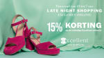 Scoor tussen 19 en 7 uur 15% extra korting op de Excellent collectie bij Bristol