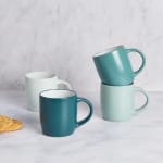 Set of 4 Assorted Colour Mugs (Blue) – Available for £1.25