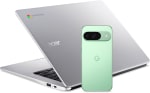 Google Pixel 9 verde y Acer Chromebook 314 por 749€