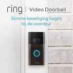 Ring Deurbel 2 zwart voor 99 euro
