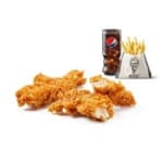 2 Crispy Tenders met Frites en Drankje voor €3