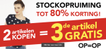 Tot 80% tijdens de Bristol-stockopruiming en 3de artikel gratis