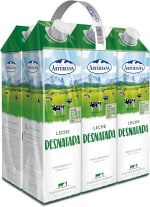 Central Lechera Asturiana Leche Desnatada, Pack 6 x 1L por 5,88€